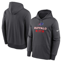 Buffalo Bills Toss Sweep Performance Pullover Hoodie - Anthracite | Nike cheap