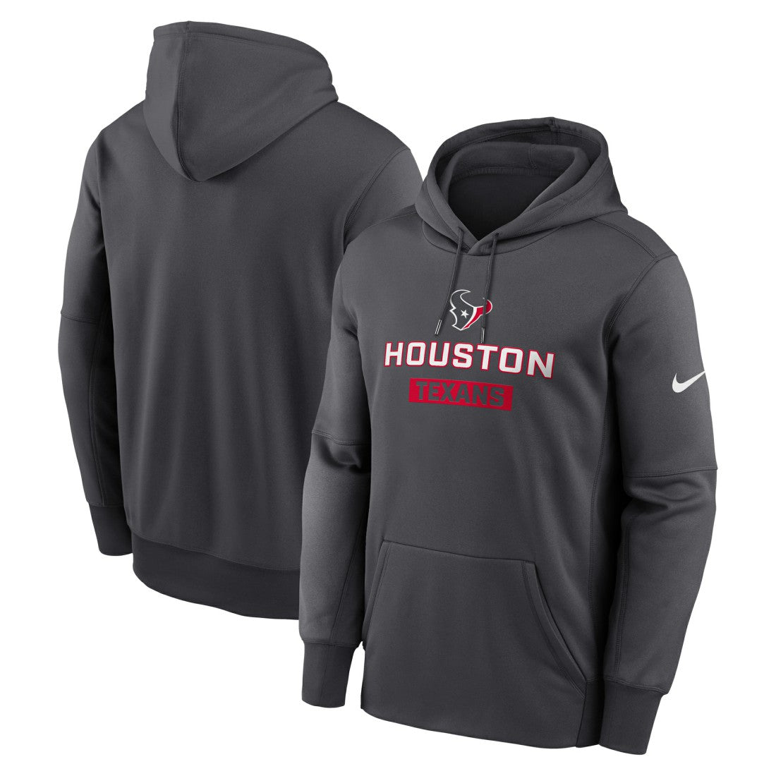 Houston Texans Toss Sweep Performance Pullover Hoodie - Anthracite | Nike online