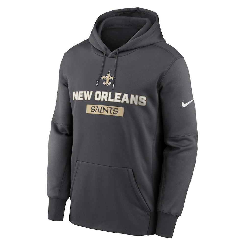 New Orleans Saints Toss Sweep Performance Pullover Hoodie - Anthracite | Nike on sale