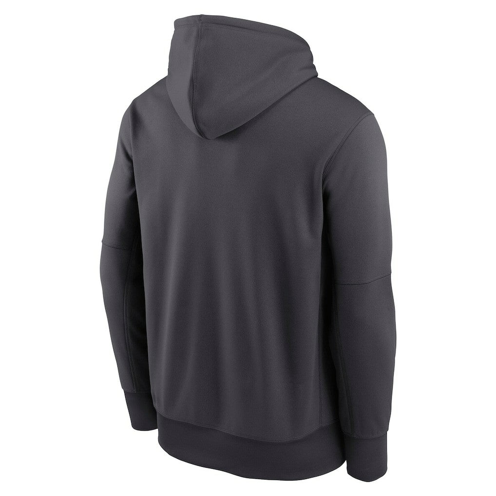 Las Vegas Raiders Toss Sweep Performance Pullover Hoodie - Anthracite | Nike for sale