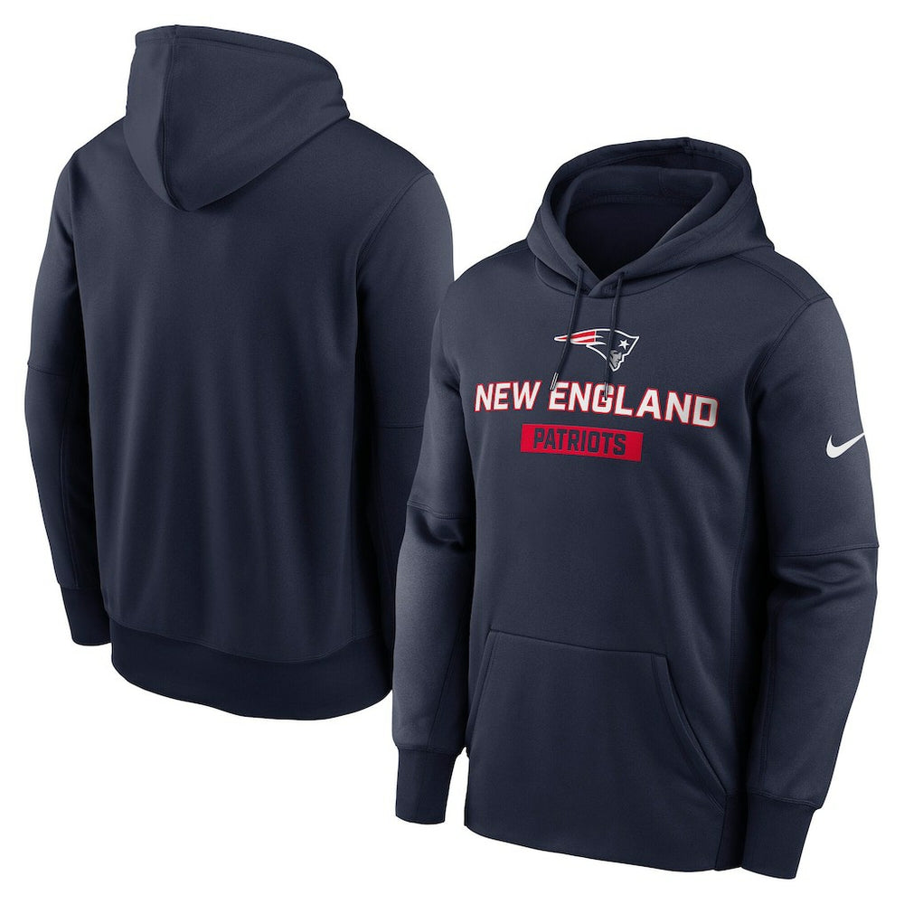 New England Patriots Toss Sweep Performance Pullover Hoodie - Navy | Nike outlet