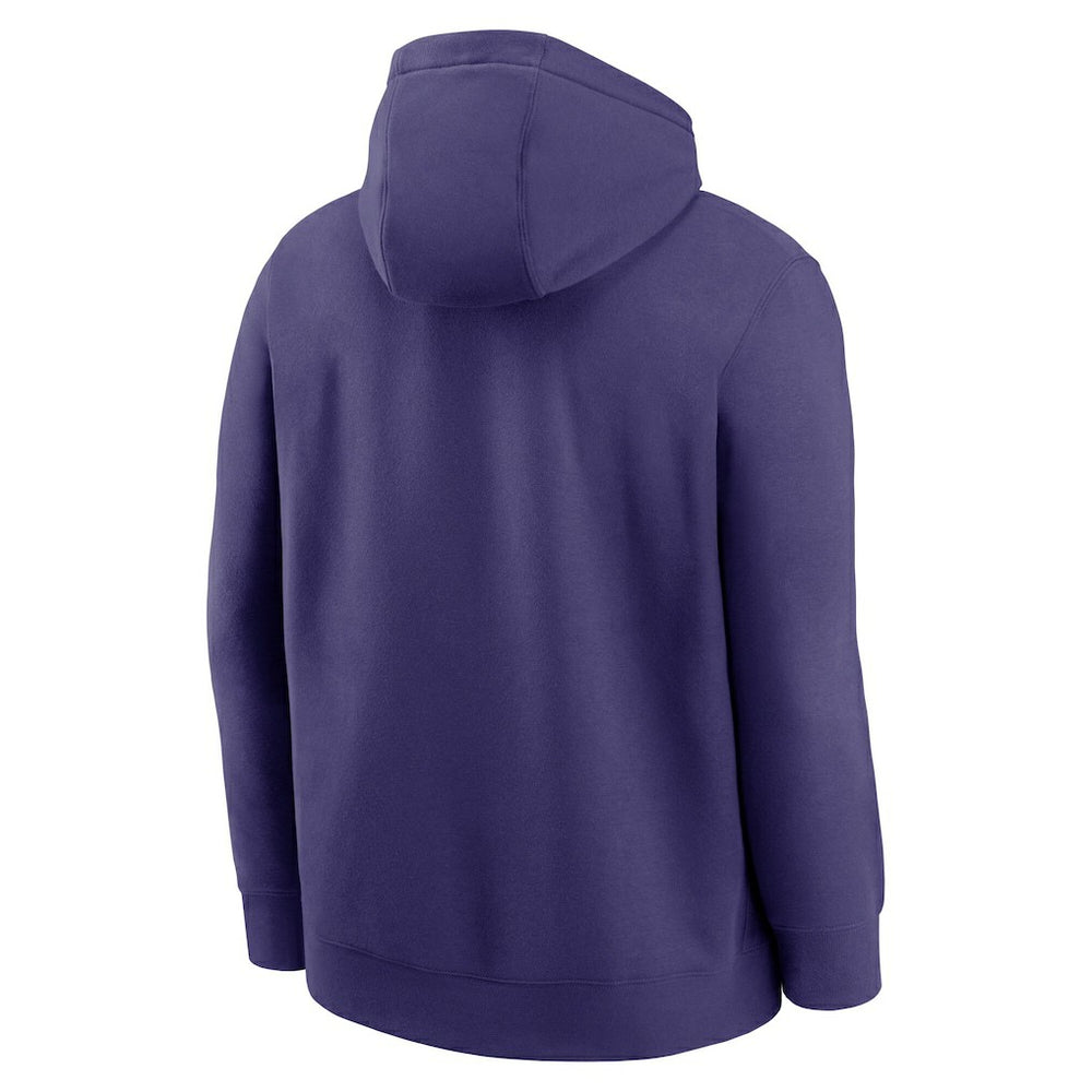 Baltimore Ravens Busted Play Club Fleece Pullover Hoodie - Purple | Nike for sale