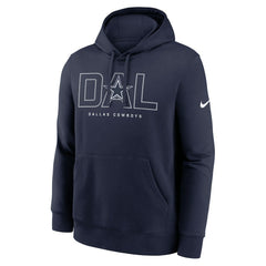 Dallas Cowboys Busted Play Club Fleece Pullover Hoodie - Navy | Nike discount