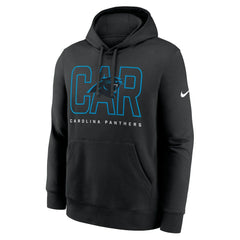 Carolina Panthers Busted Play Club Fleece Pullover Hoodie - Black | Nike outlet
