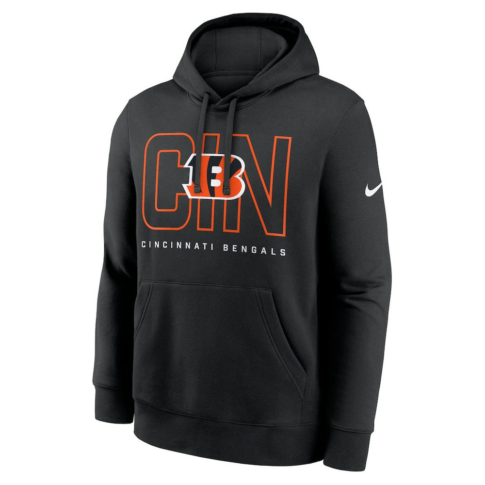 Cincinnati Bengals Busted Play Club Fleece Pullover Hoodie - Black | Nike sale