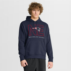 New England Patriots Busted Play Club Fleece Pullover Hoodie - Navy | Nike for sale