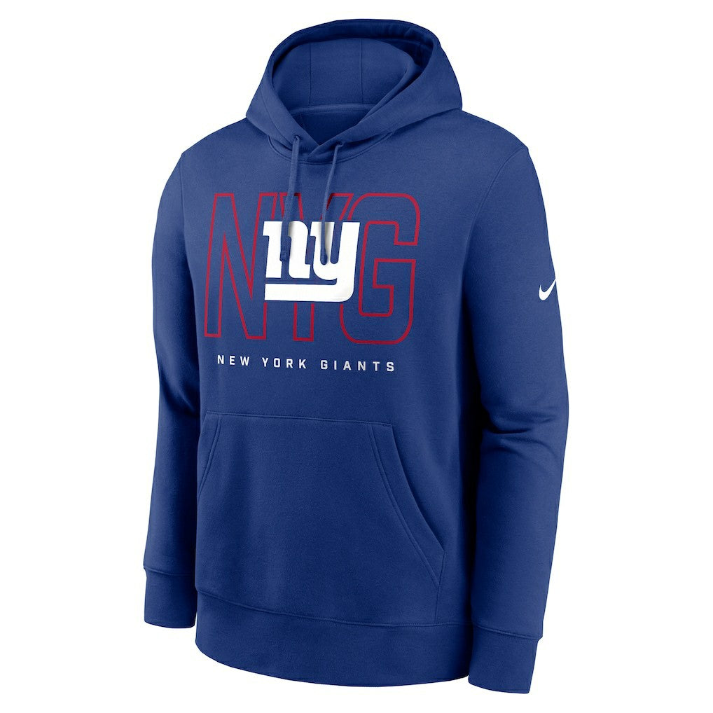 New York Giants Busted Play Club Fleece Pullover Hoodie - Royal | Nike for sale