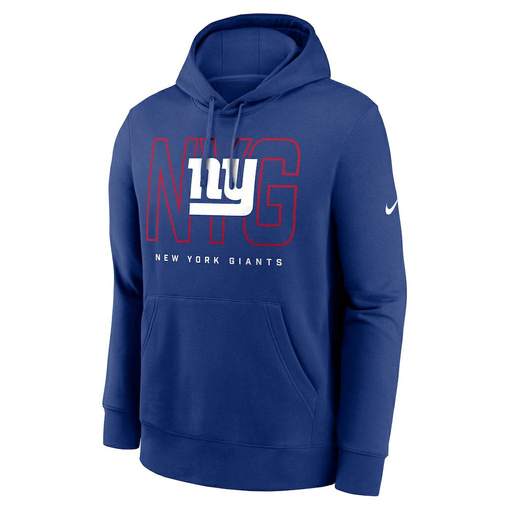 New York Giants Busted Play Club Fleece Pullover Hoodie - Royal | Nike for sale