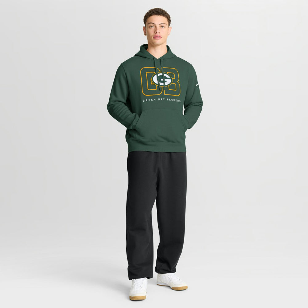 Green Bay Packers Busted Play Club Fleece Pullover Hoodie - Green | Nike discount