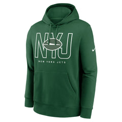 New York Jets Busted Play Club Fleece Pullover Hoodie - Green | Nike discount