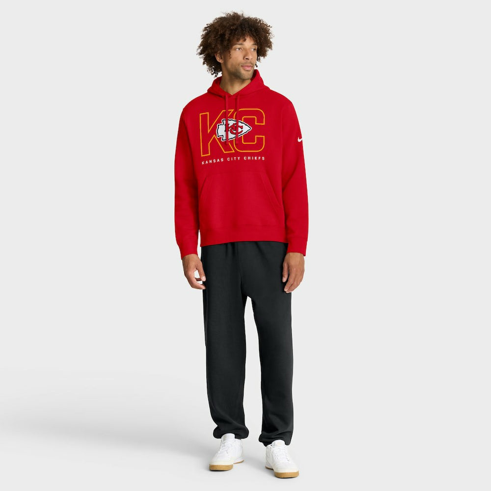 Kansas City Chiefs Busted Play Club Fleece Pullover Hoodie - Red | Nike cheap