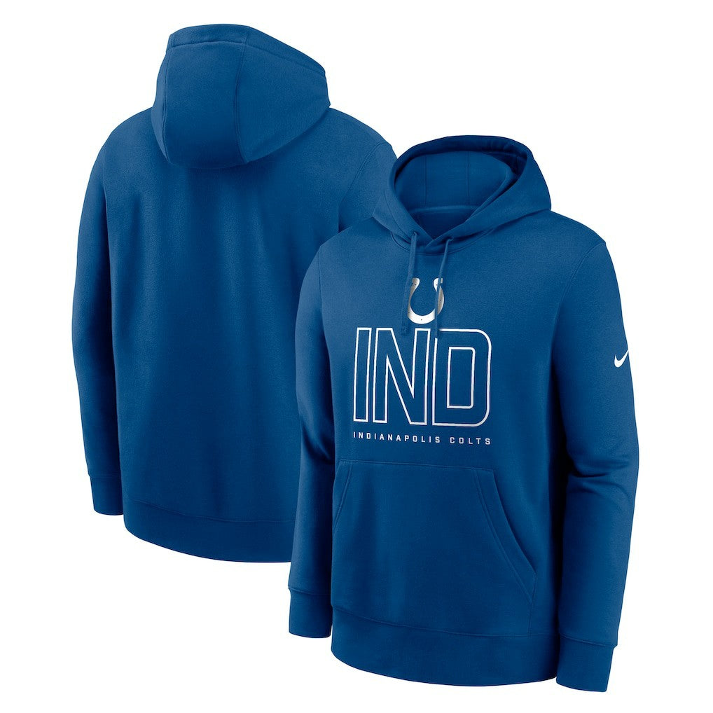 Indianapolis Colts Busted Play Club Fleece Pullover Hoodie - Royal | Nike cheap