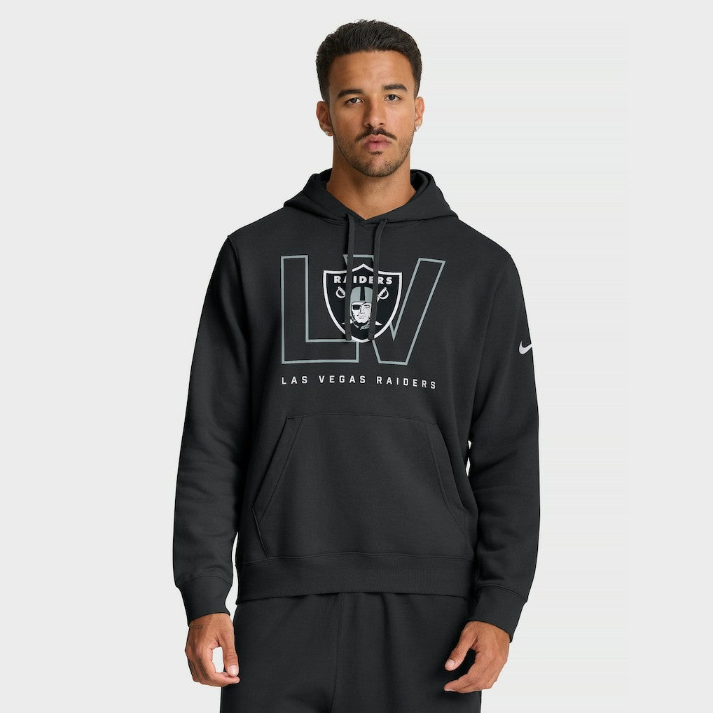 Las Vegas Raiders Busted Play Club Fleece Pullover Hoodie - Black | Nike on sale