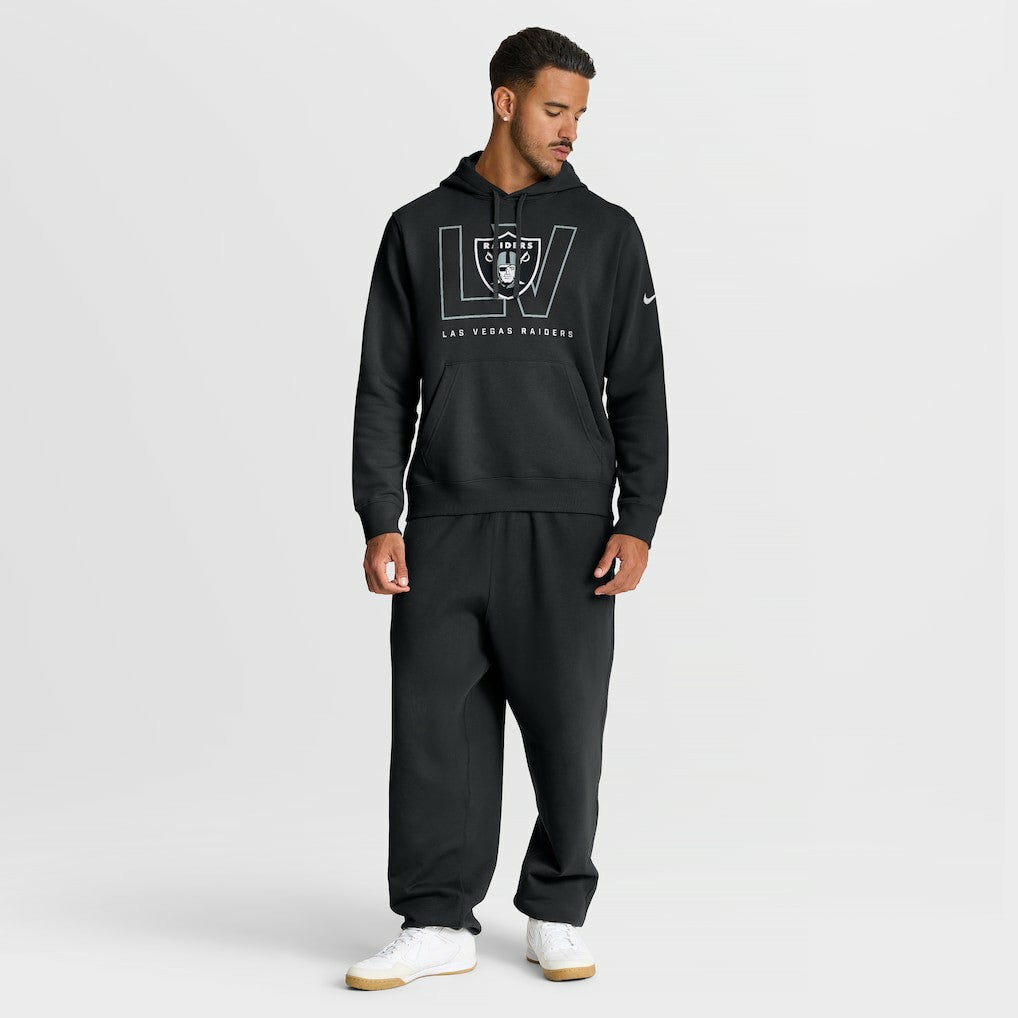 Las Vegas Raiders Busted Play Club Fleece Pullover Hoodie - Black | Nike on sale