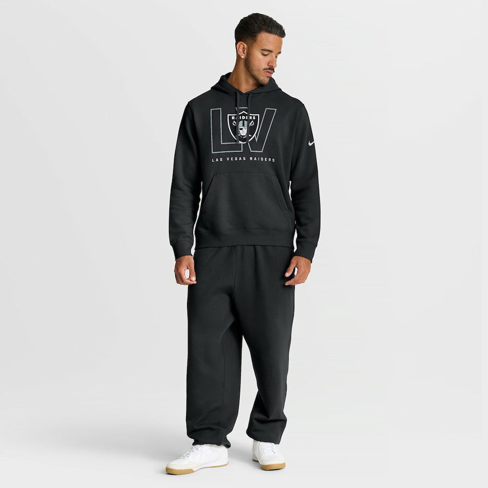 Las Vegas Raiders Busted Play Club Fleece Pullover Hoodie - Black | Nike on sale