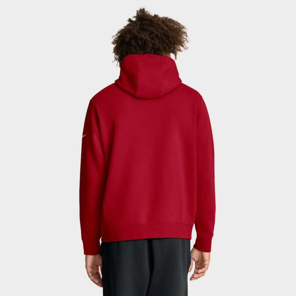 San Francisco 49ers Busted Play Club Fleece Pullover Hoodie - Scarlet | Nike sale