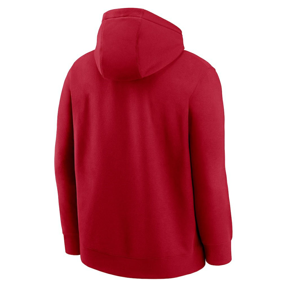 San Francisco 49ers Busted Play Club Fleece Pullover Hoodie - Scarlet | Nike sale