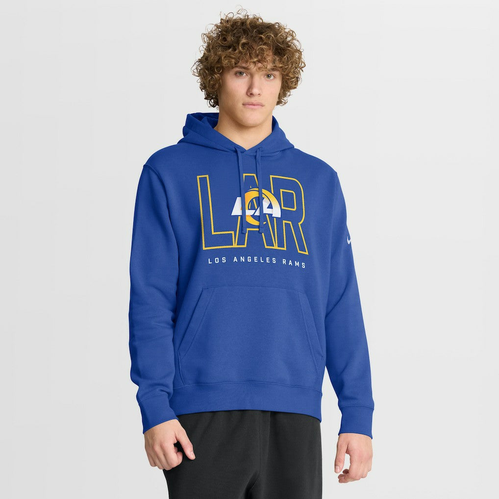 Los Angeles Rams Busted Play Club Fleece Pullover Hoodie - Royal | Nike discount