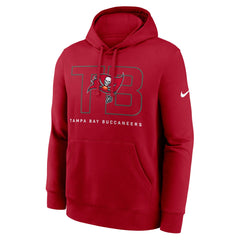 Tampa Bay Buccaneers Busted Play Club Fleece Pullover Hoodie - Red | Nike online