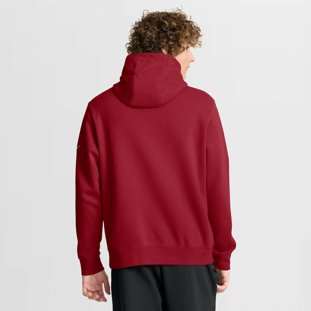 Arizona Cardinals Busted Play Club Fleece Pullover Hoodie - Cardinal | Nike online