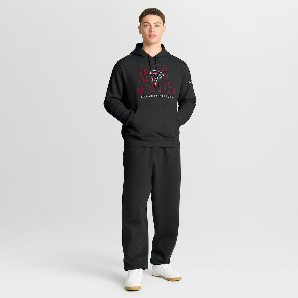 Atlanta Falcons Busted Play Club Fleece Pullover Hoodie - Black | Nike for sale