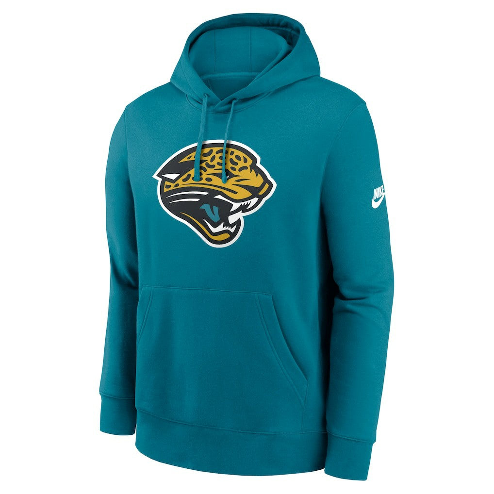 Jacksonville Jaguars Club Fleece Pullover Hoodie - Teal | Nike on sale