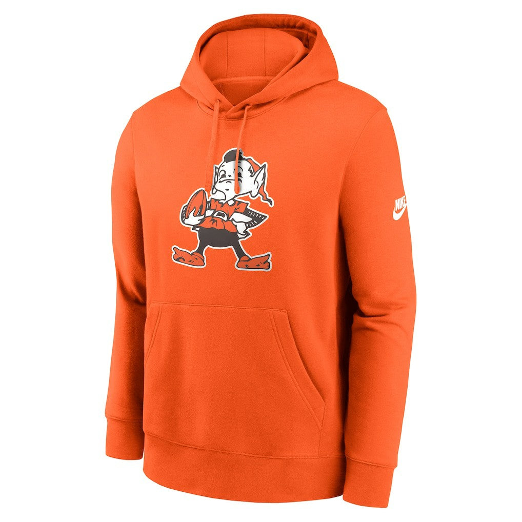 Cleveland Browns Club Fleece Pullover Hoodie - Orange | Nike discount