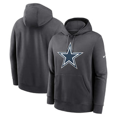 Dallas Cowboys Club Fleece Pullover Hoodie - Anthracite | Nike sale
