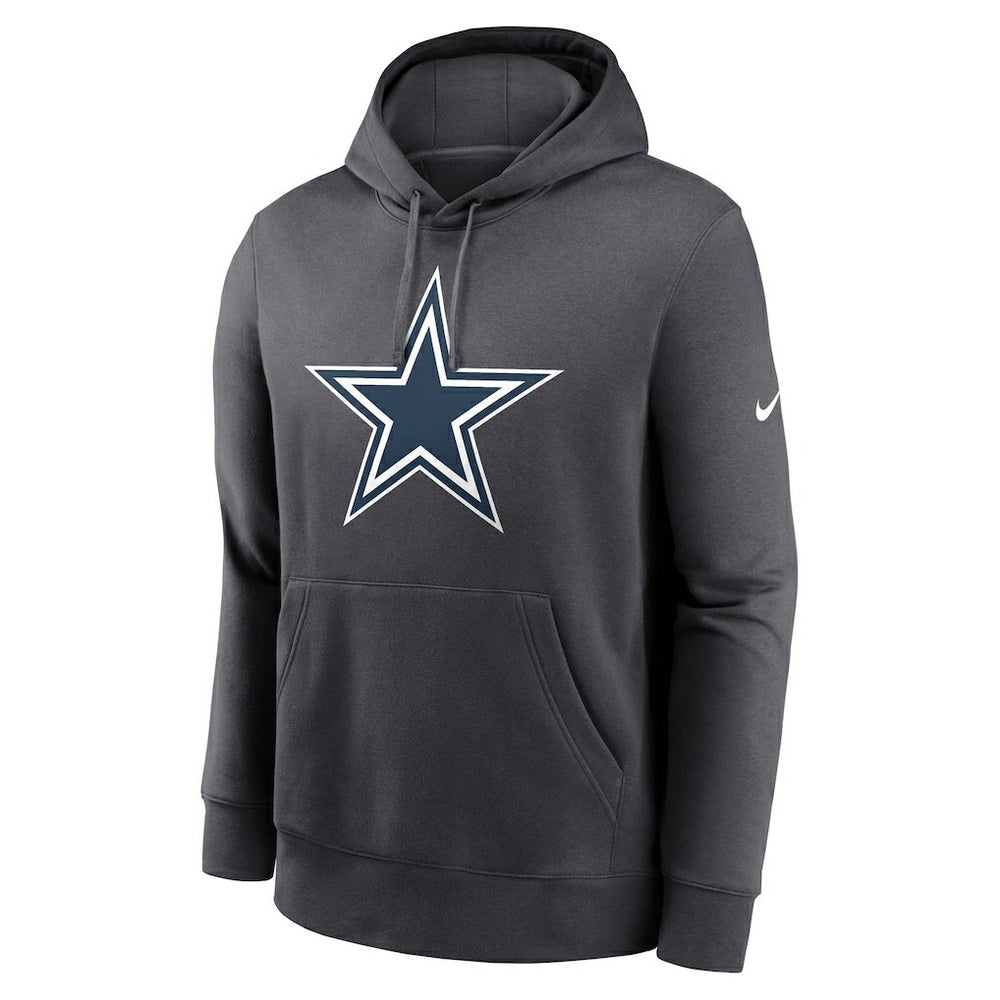 Dallas Cowboys Club Fleece Pullover Hoodie - Anthracite | Nike sale