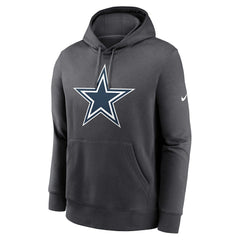 Dallas Cowboys Club Fleece Pullover Hoodie - Anthracite | Nike sale