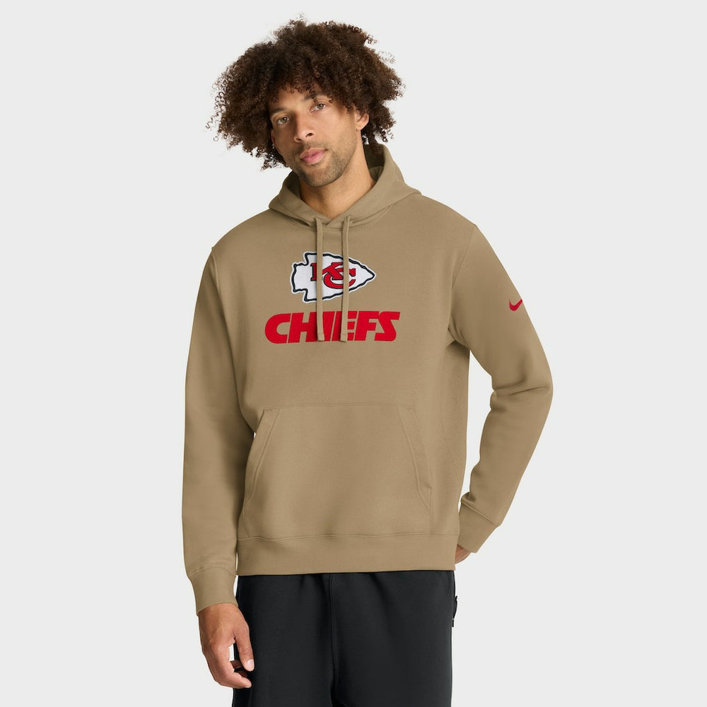 Kansas City Chiefs Best Season Rewind Club Pullover Hoodie - Tan | Nike on sale