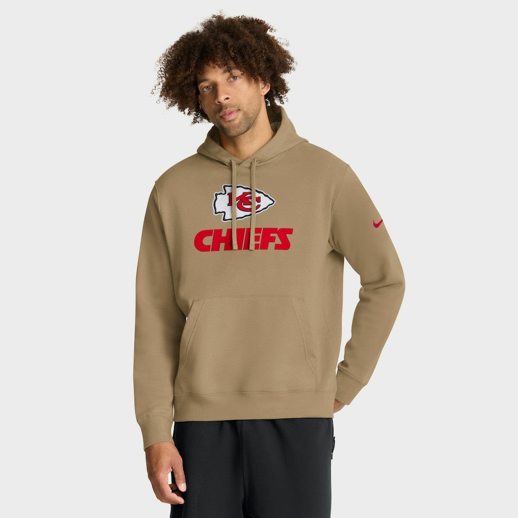 Kansas City Chiefs Best Season Rewind Club Pullover Hoodie - Tan | Nike on sale