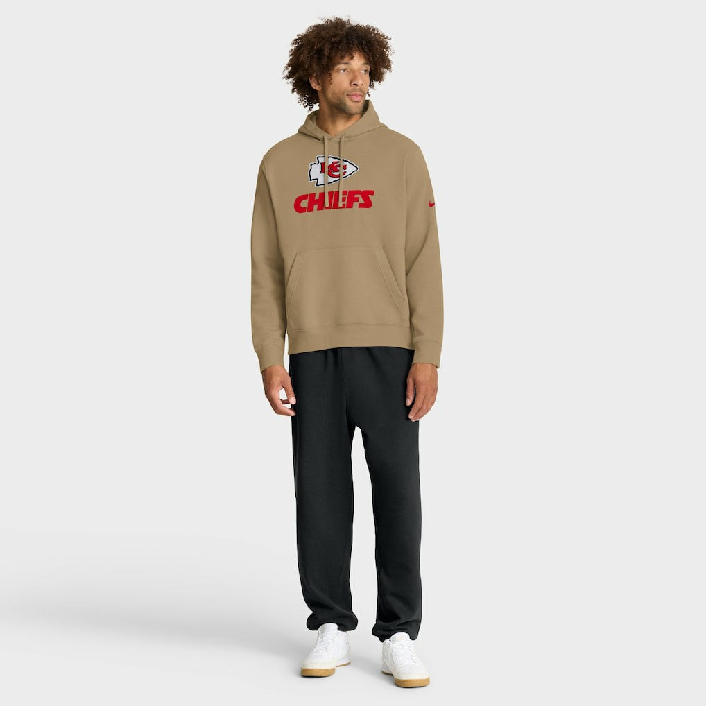 Kansas City Chiefs Best Season Rewind Club Pullover Hoodie - Tan | Nike on sale