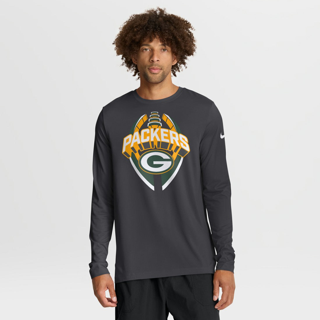 Green Bay Packers Primetime Legend Icon Performance Long Sleeve T-Shirt - Anthracite | Nike cheap