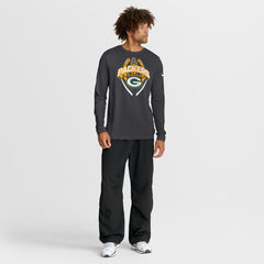 Green Bay Packers Primetime Legend Icon Performance Long Sleeve T-Shirt - Anthracite | Nike cheap