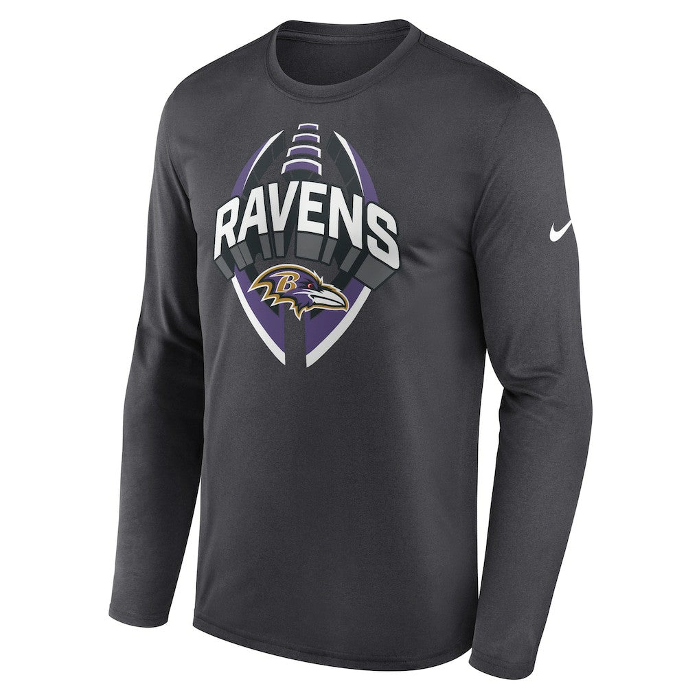 Baltimore Ravens Primetime Legend Icon Performance Long Sleeve T-Shirt - Anthracite | Nike discount