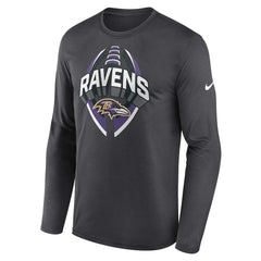 Baltimore Ravens Primetime Legend Icon Performance Long Sleeve T-Shirt - Anthracite | Nike discount