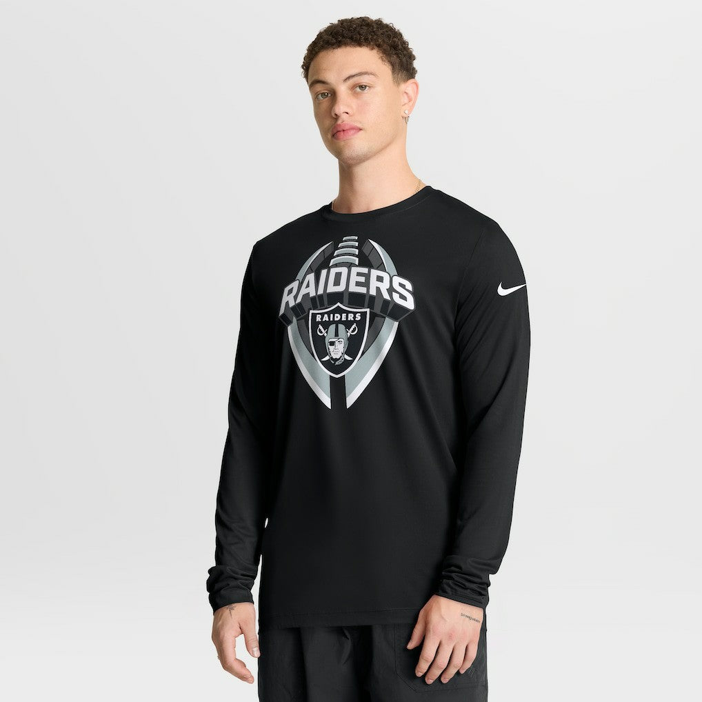 Las Vegas Raiders Primetime Legend Icon Performance Long Sleeve T-Shirt - Black | Nike outlet