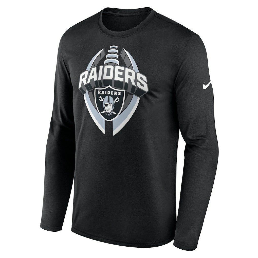Las Vegas Raiders Primetime Legend Icon Performance Long Sleeve T-Shirt - Black | Nike outlet