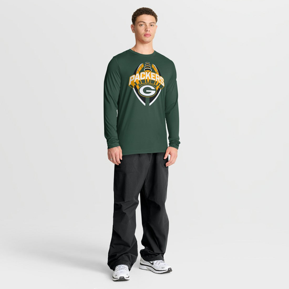 Green Bay Packers Primetime Legend Icon Performance Long Sleeve T-Shirt - Green | Nike for sale