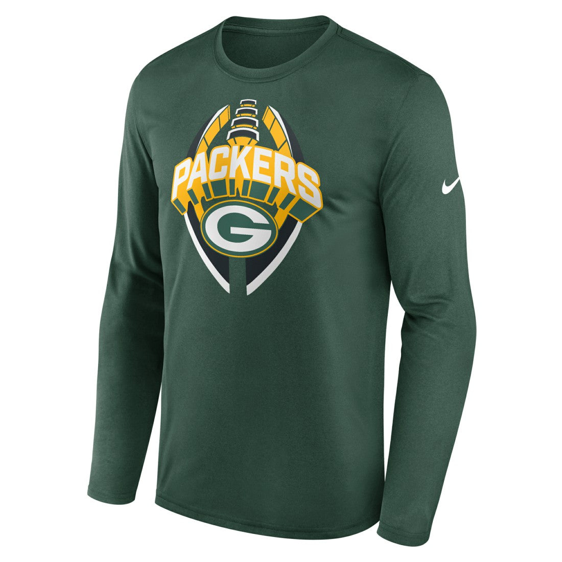 Green Bay Packers Primetime Legend Icon Performance Long Sleeve T-Shirt - Green | Nike for sale