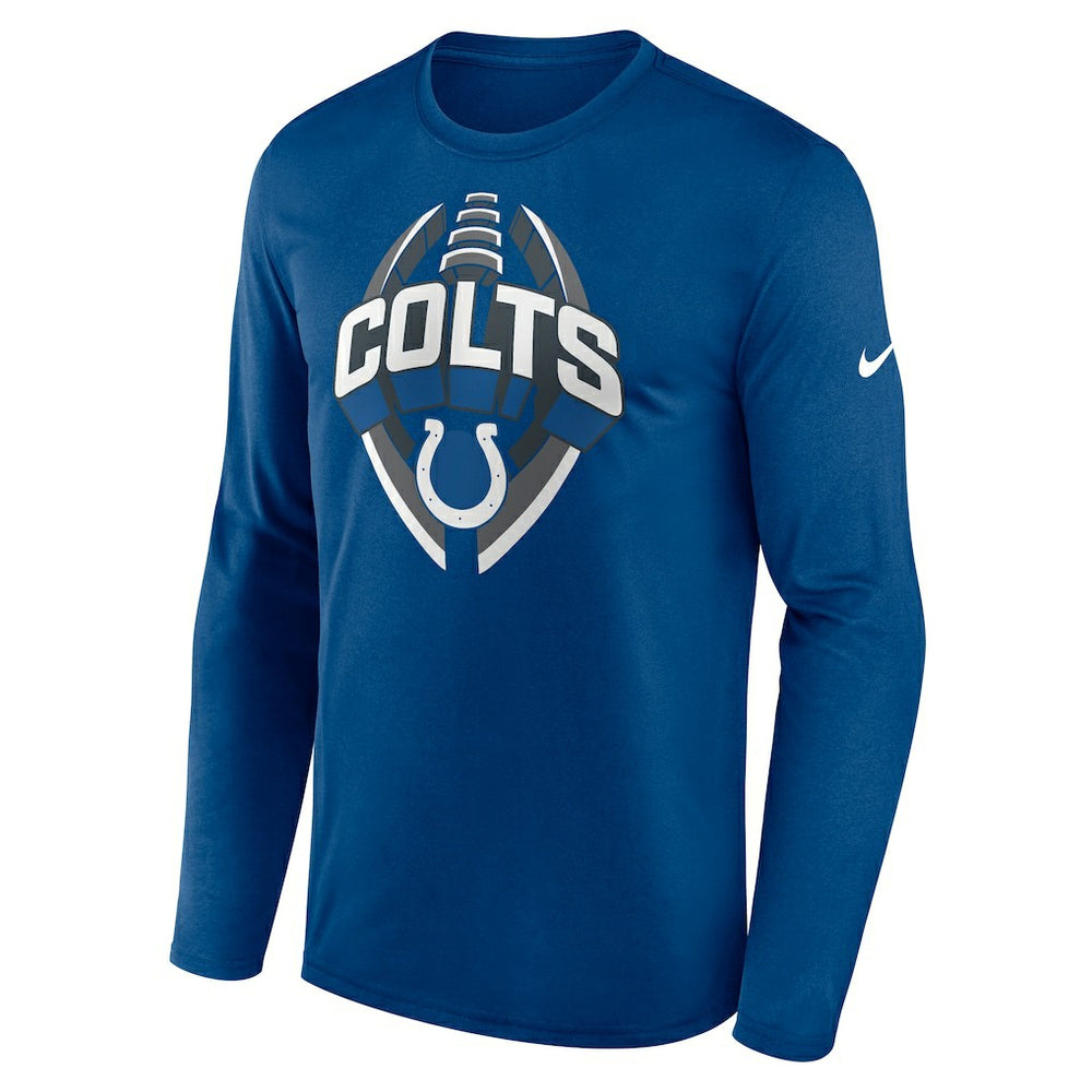 Indianapolis Colts Primetime Legend Icon Performance Long Sleeve T-Shirt - Royal | Nike outlet