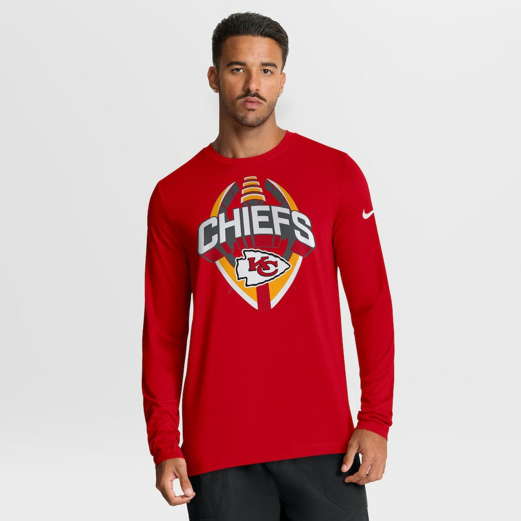 Kansas City Chiefs Primetime Legend Icon Performance Long Sleeve T-Shirt - Red | Nike sale