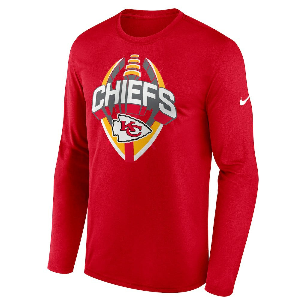 Kansas City Chiefs Primetime Legend Icon Performance Long Sleeve T-Shirt - Red | Nike sale
