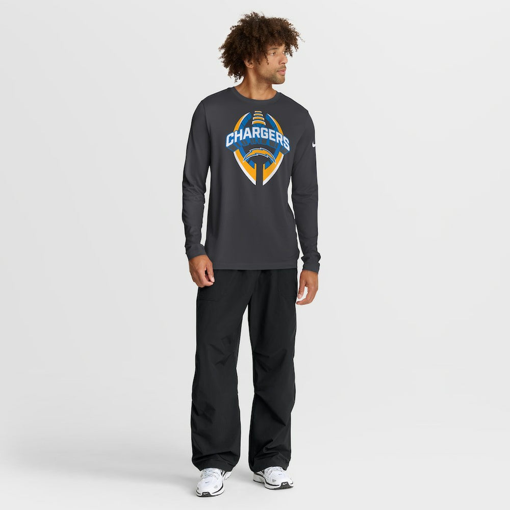 Los Angeles Chargers Primetime Legend Icon Performance Long Sleeve T-Shirt - Anthracite | Nike cheap