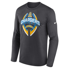 Los Angeles Chargers Primetime Legend Icon Performance Long Sleeve T-Shirt - Anthracite | Nike cheap
