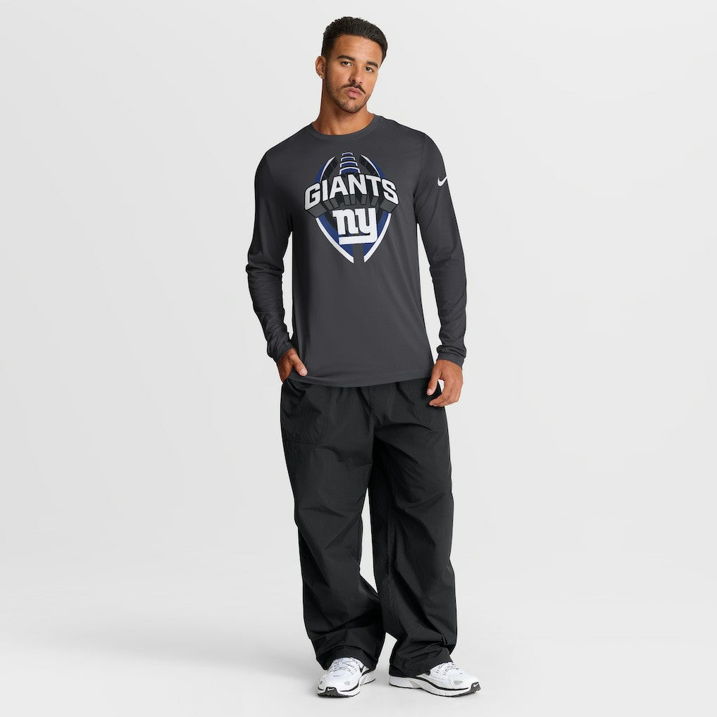 New York Giants Primetime Legend Icon Performance Long Sleeve T-Shirt - Anthracite | Nike discount