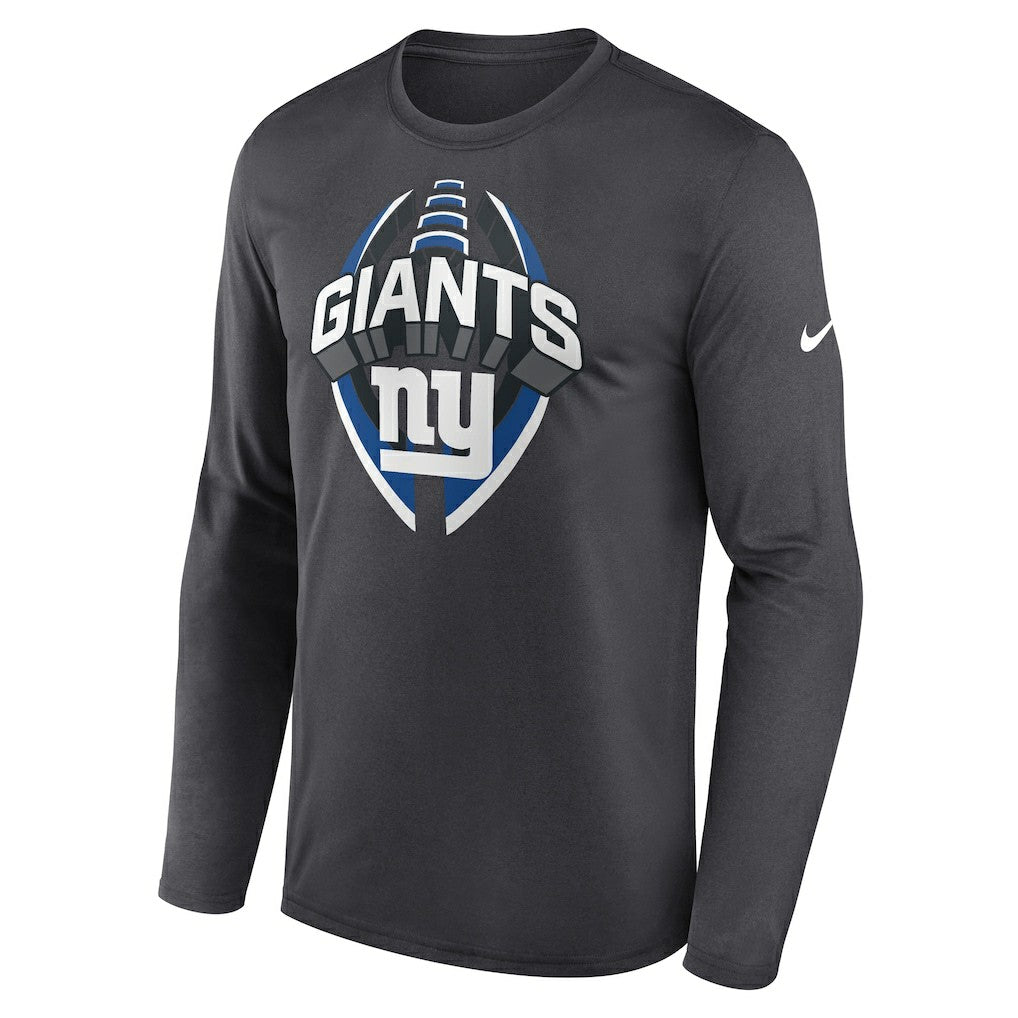 New York Giants Primetime Legend Icon Performance Long Sleeve T-Shirt - Anthracite | Nike discount