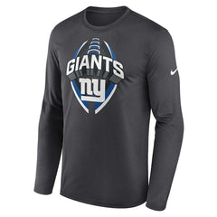 New York Giants Primetime Legend Icon Performance Long Sleeve T-Shirt - Anthracite | Nike discount