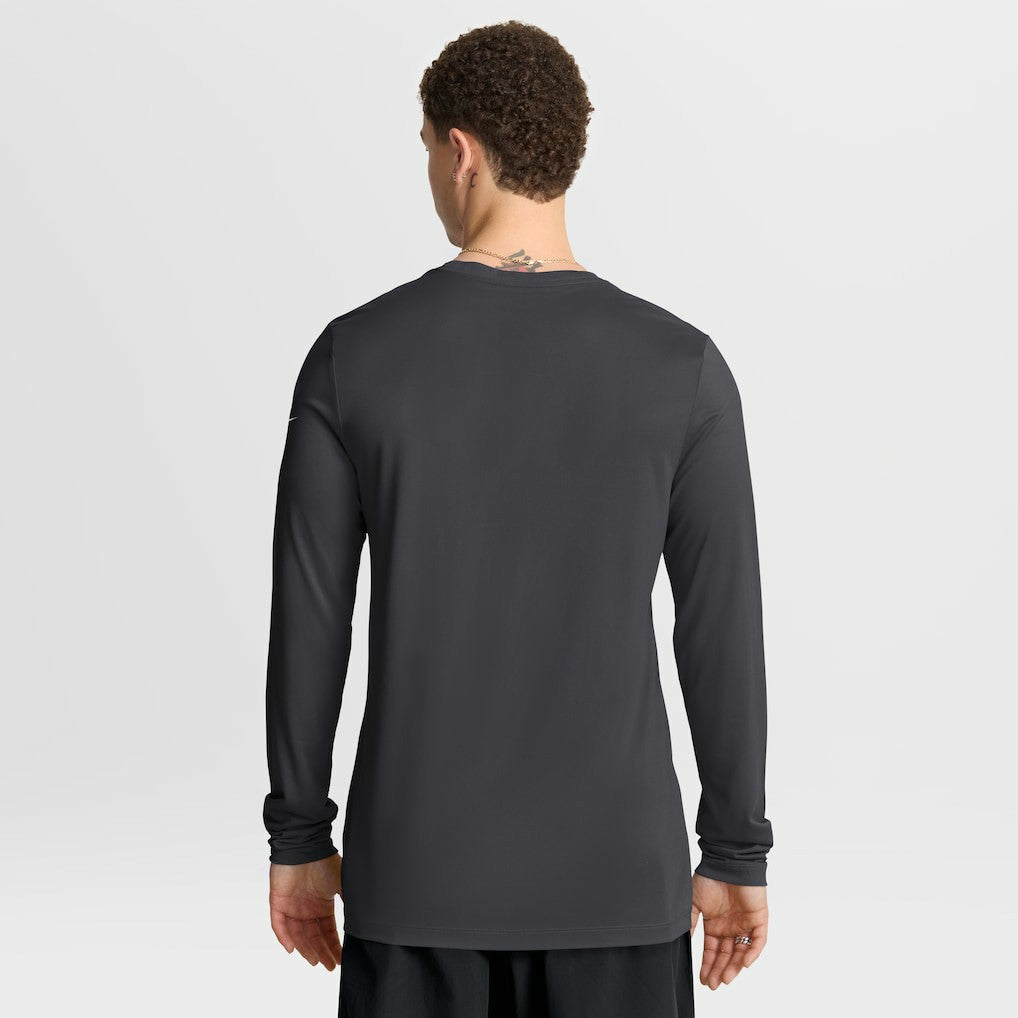 New York Jets Primetime Legend Icon Performance Long Sleeve T-Shirt - Anthracite | Nike outlet